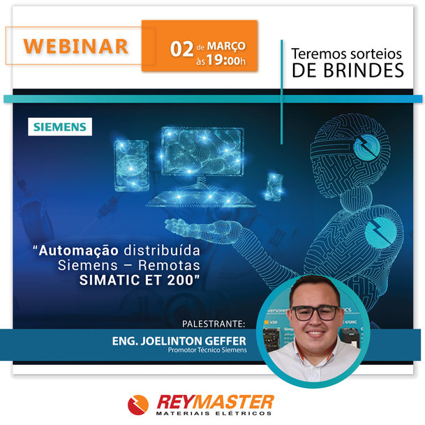 Reymaster promove webinar sobre automação distribuída na Indústria 4.0